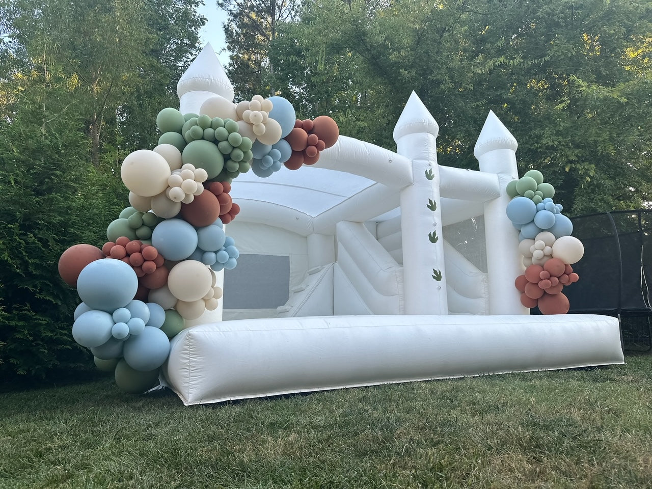 Muted Dinosaur Balloon Garland