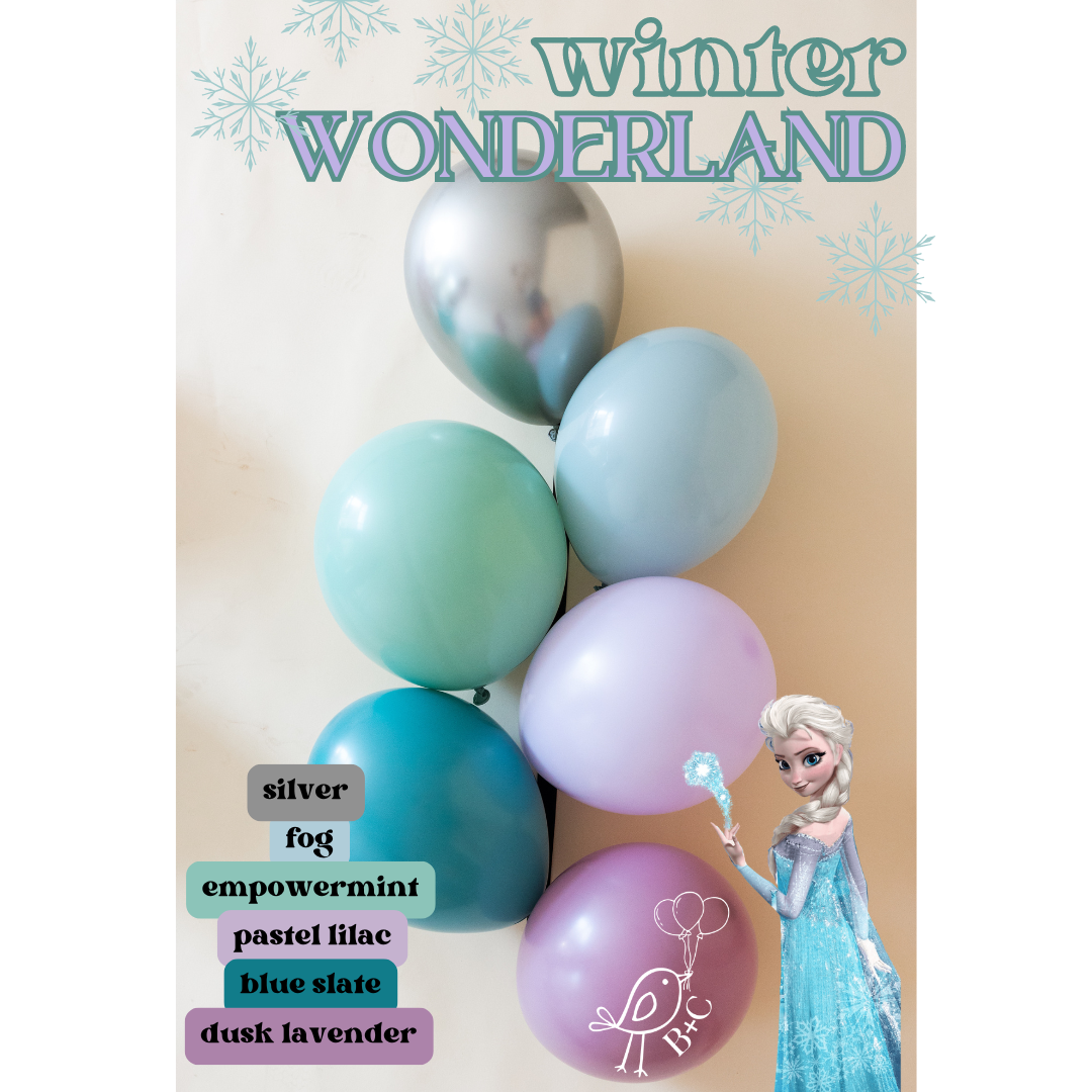 Frozen OR Winter Wonderland Balloon Garland