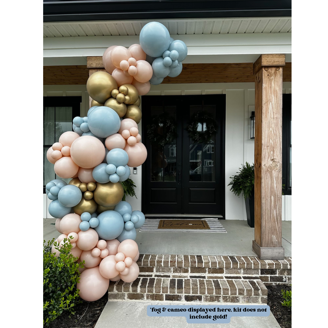 Muted Gender Reveal Balloon Garland