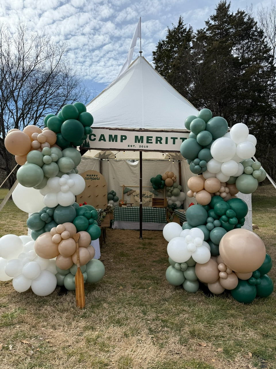 Happy Trails Balloon Garland