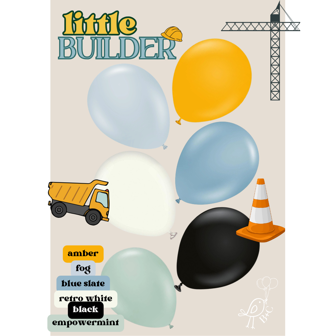 Little Builder Balloon Garland