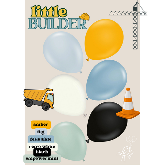 Little Builder Balloon Garland