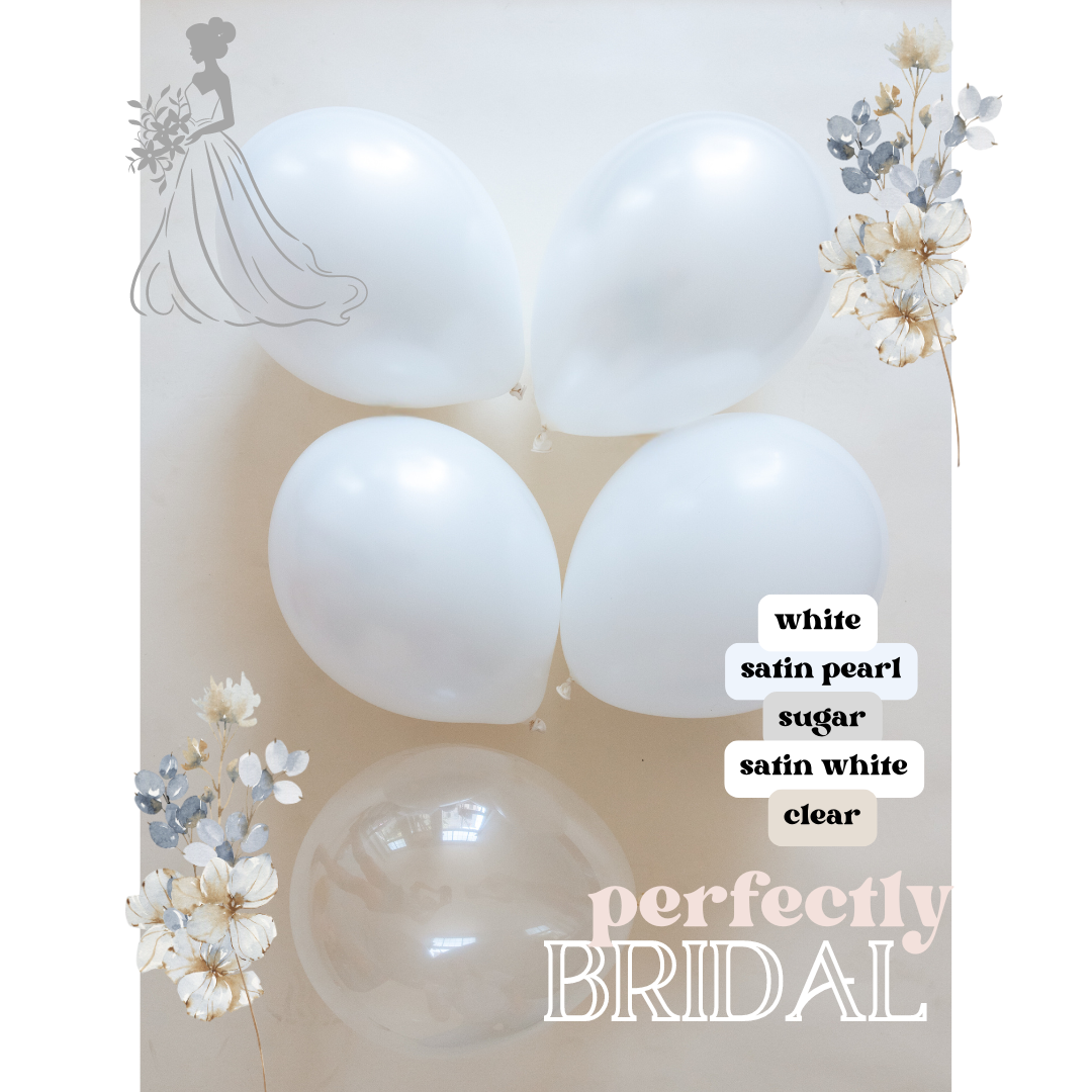 Perfectly Bridal Balloon Garland