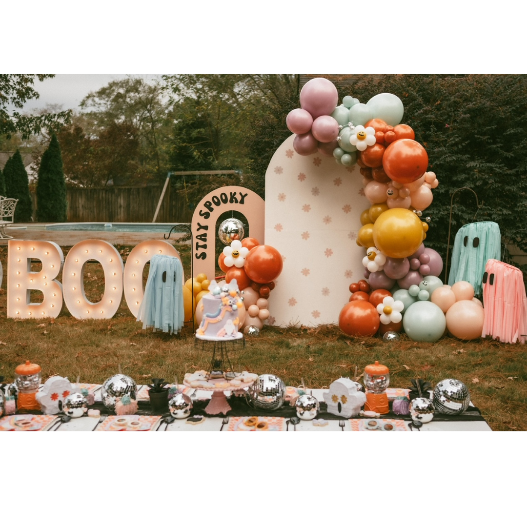 Groovy Retro Balloon Garland